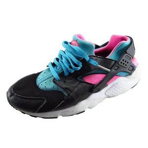 Nike Youth Girls Shoes Size 7 M Black Athletic Fabric